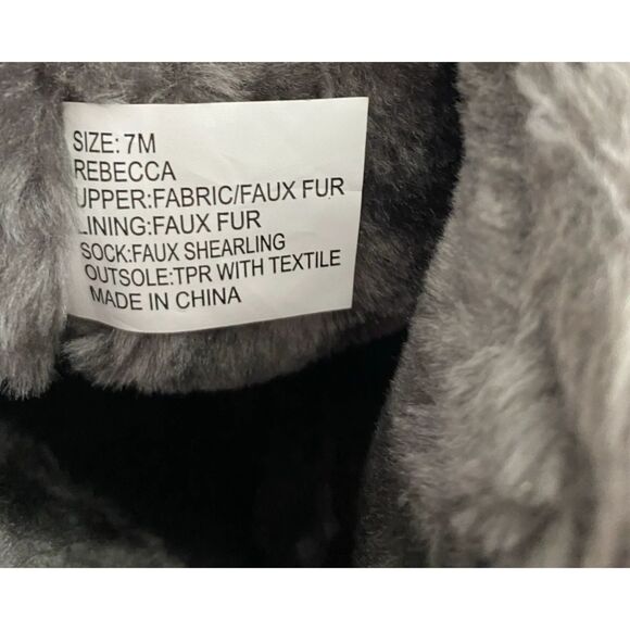 Rampage Women's Faux Fur Suede Knee High Fashion Boots size 7m - Picture 10 of 11